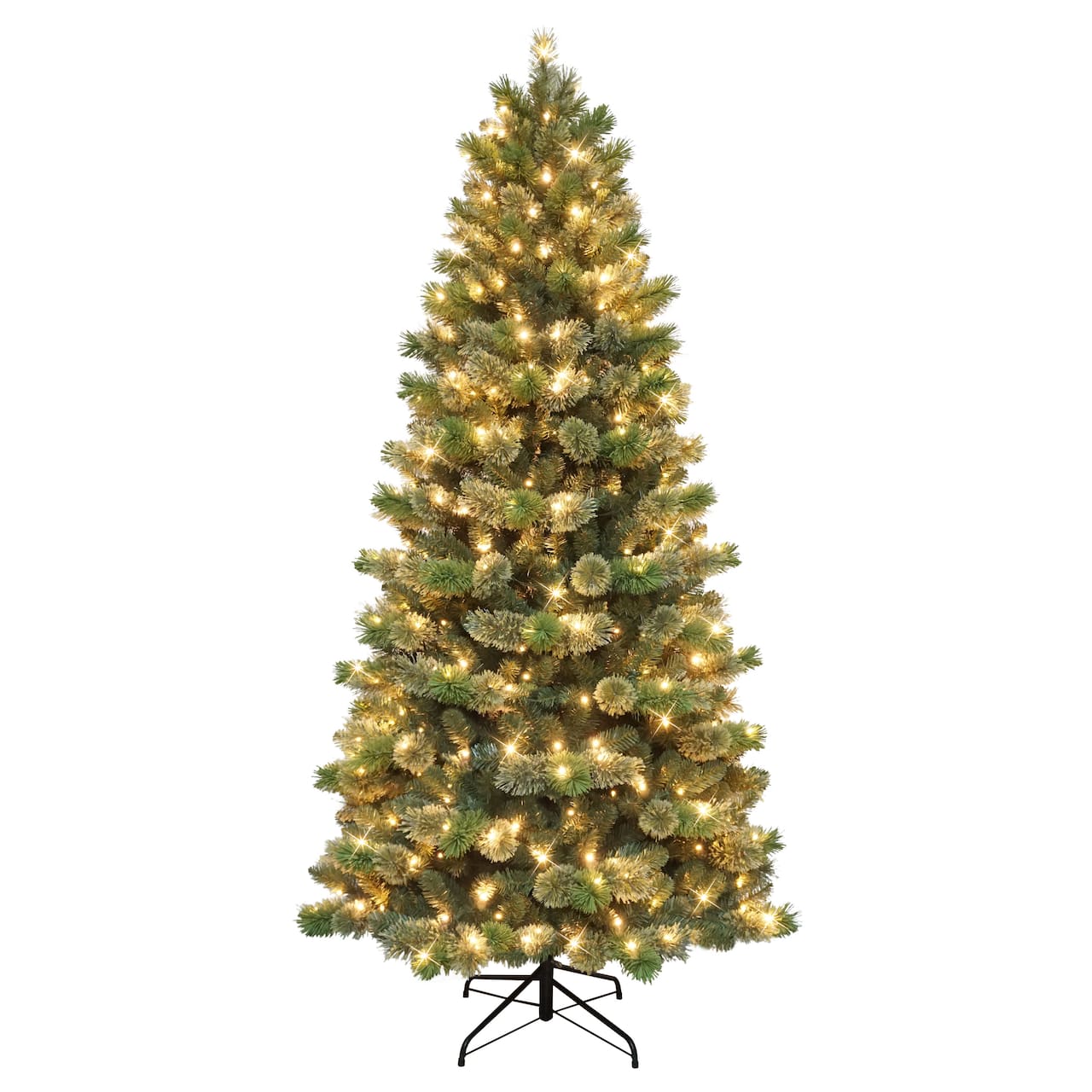 7.5ft. Pre-Lit Oklahoma Pine Artificial Christmas Tree, Warm White LED Lights